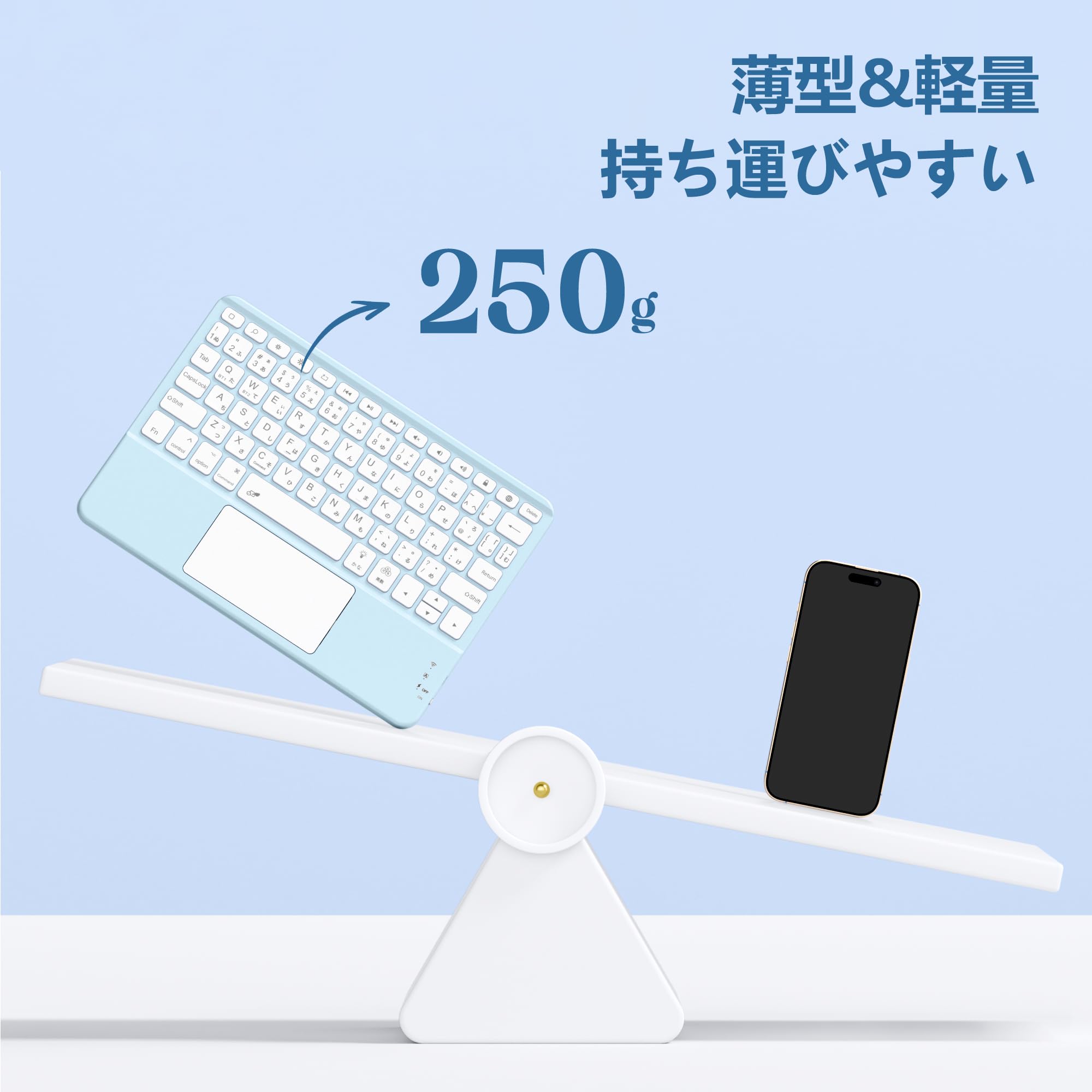 Amazon.co.jp: ipad用 キーボード- 7色バックライト Bluetooth JIS日本